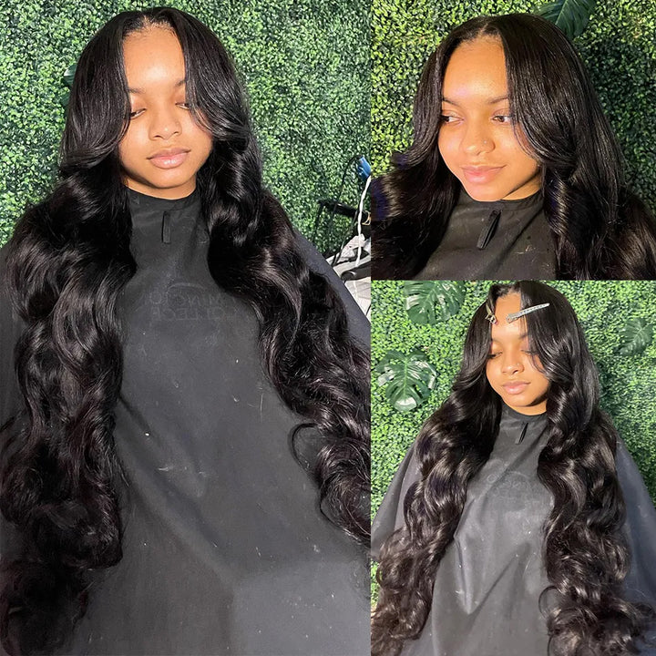 Super Sale Long Hair Body Wave 5X5 Lace Closure Glueless Human Hair Wigs