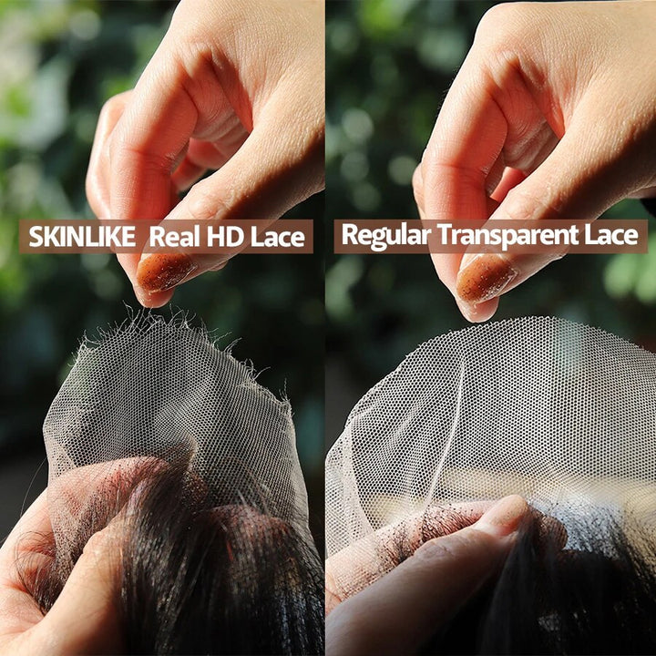 5x5 6x6 7x7 HD Lace Closure Straight Human Hair Transparent Lace Closures Only