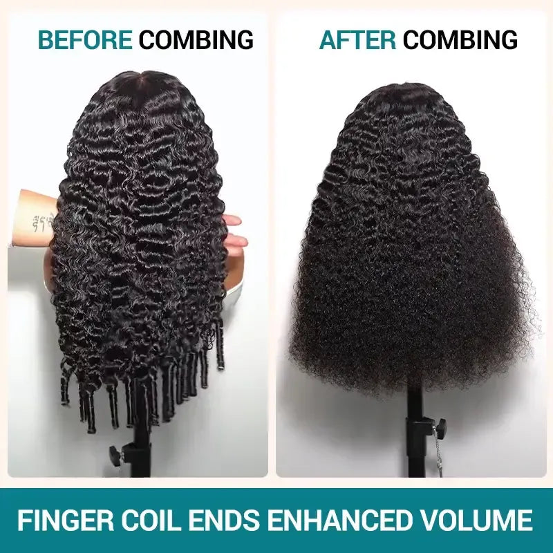 99J Burgundy Burmese Curly Glueless Wig Human Hair Pull Go 13x6 Full Lace Snug Fit Drawstring Wear And Go Wig