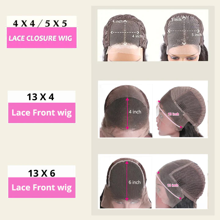 Crystal Lace Layer Cut 13X4 Lace Front Pelucas de cabello humano