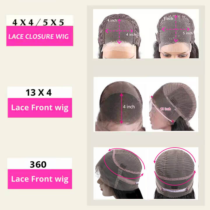Reddish Brown Bone Straight 13x4 Lace Front Wig Human Hair Wig