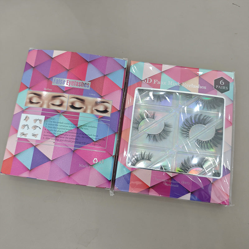 6 Pairs/Pack 5D Eyelashes