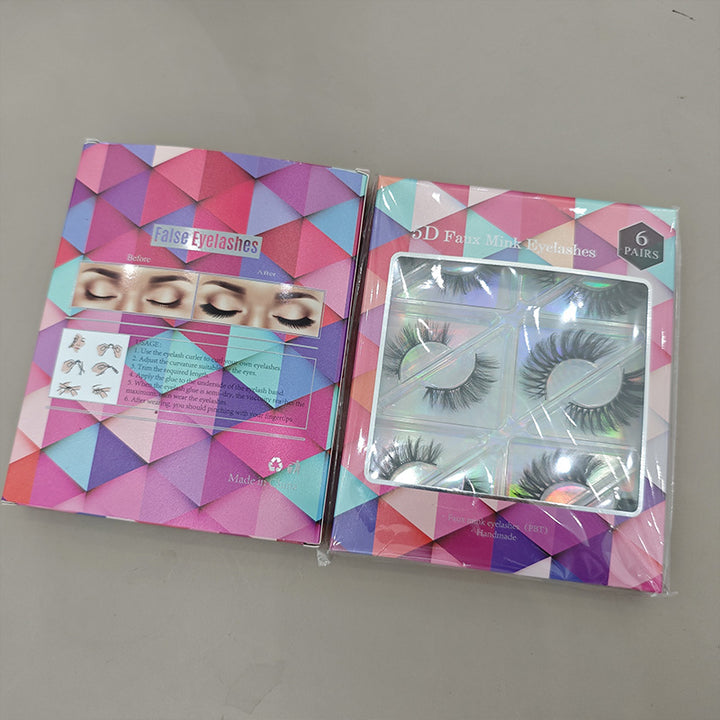 6 Pairs/Pack 5D Eyelashes