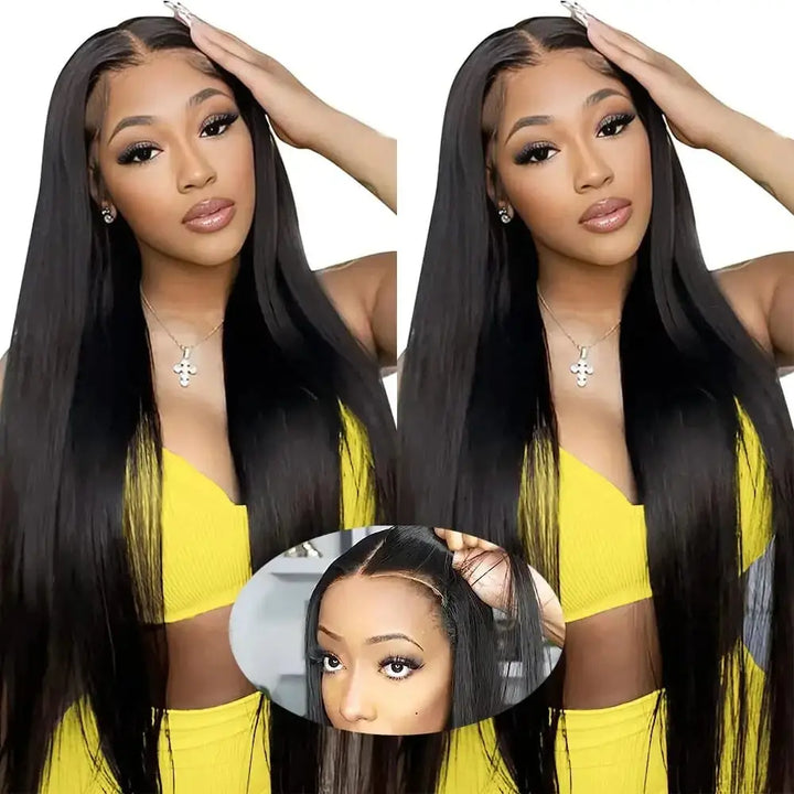Ready to Wear Straight Out of the Box Glueless Lace Closure Wig with Pre Cut Lace