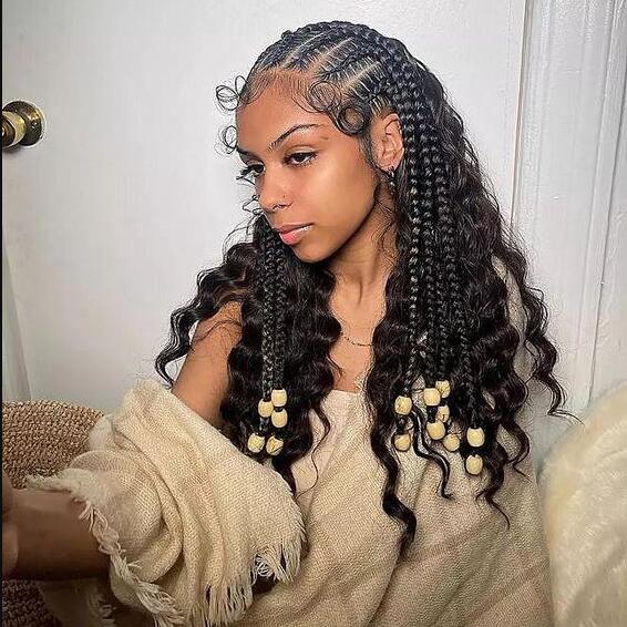 Boho Braids Loose Wave Bulk Human Hair For Braiding