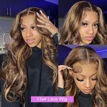 Bling Hair P4/27 Highlight Wigs 13x4 / 4x4 Lace Wigs Body Wave Virgin Hair Pre-Colored