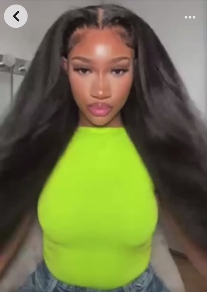 Peluca frontal de encaje rizado profundo 13x6 con cabello de bebé Peluca de cabello humano negro natural Parte libre
