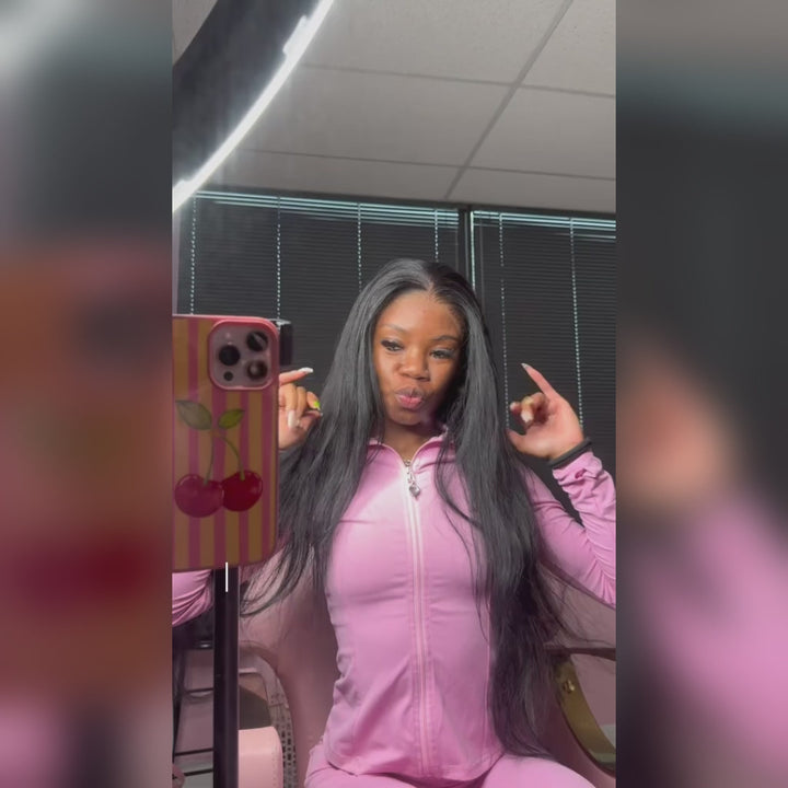 Bling Hair 13x4/13x6 Lace Frontal Wig Straight Human Hair 180% Density
