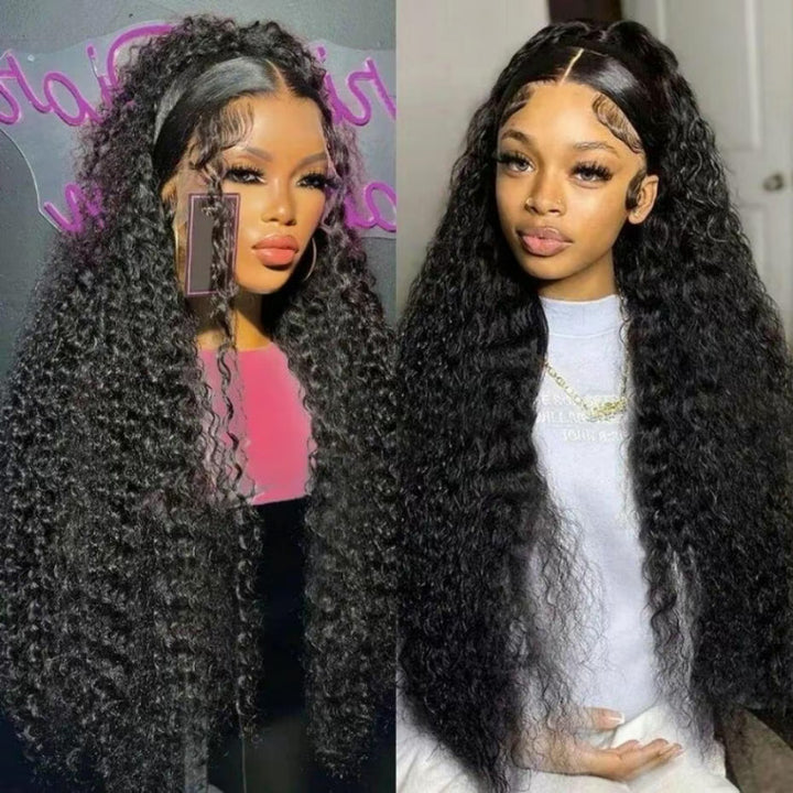 Bling Hair Fashion 32inch 13x4 13x6 Deep Wave Lace Front Wig Human Hair Glueless Lace Frontal Wigs for Women