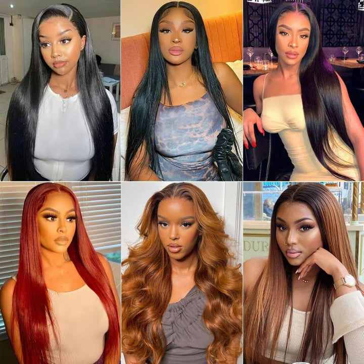 Bling Hair Body Wave 13x4 Transparent Lace Front Wigs Human Hair Glueless 13x6 Lace Frontal Wigs