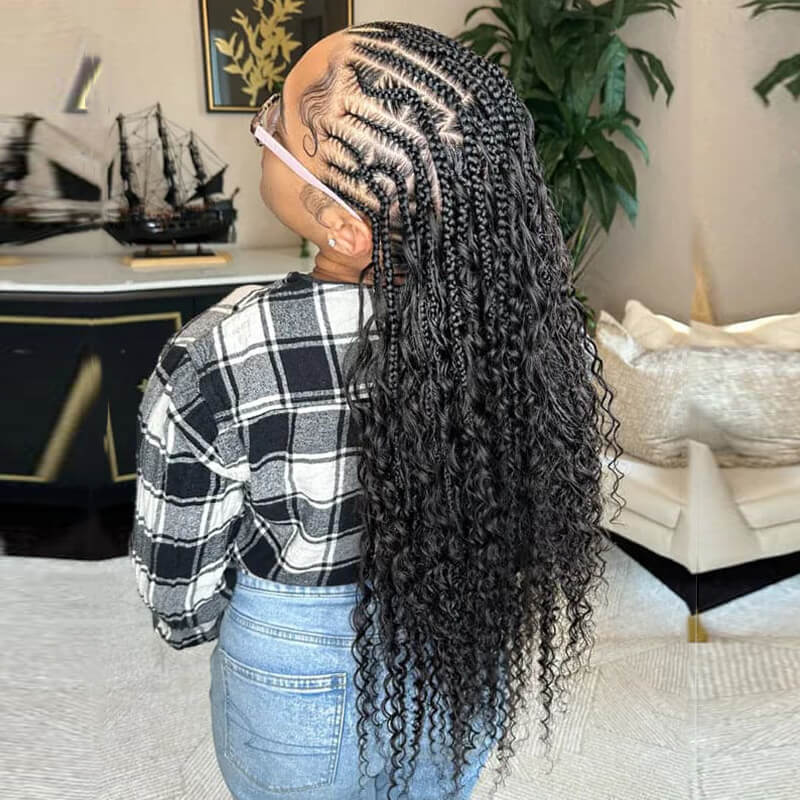 Water Wave Bulk Hair Extensions for Braiding