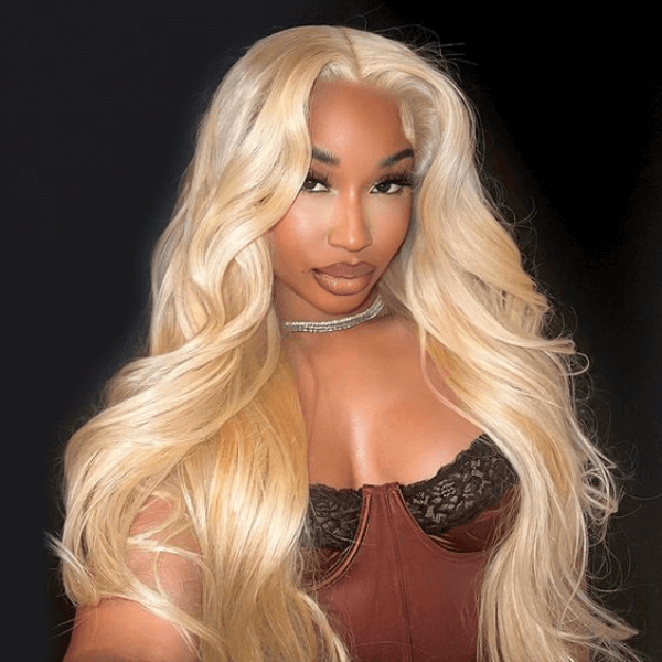 Glueless Wigs Human Hair 613 Blonde Body Wave 4*4 5*5 HD Lace Closure Wig Pre-Cut Ready to Wear