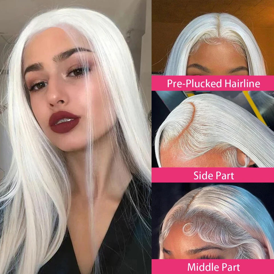 Light Blonde Color Human Hair Wigs 13x4/13x6 Transparent Lace Front Wig