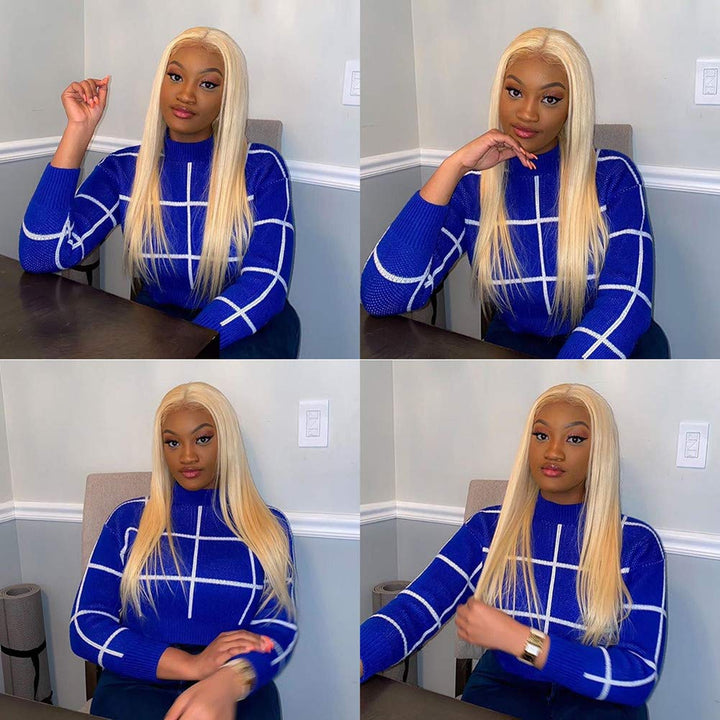 Brazilian Straight Hair 4 Bundles 613 Color 100% Human Hair Extension Bling Hair