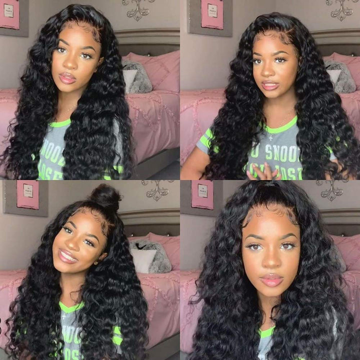 Brazilian 15A Grade Deep Wave 4 Bundles 100% Virgin Human Hair Extension Bling Hair