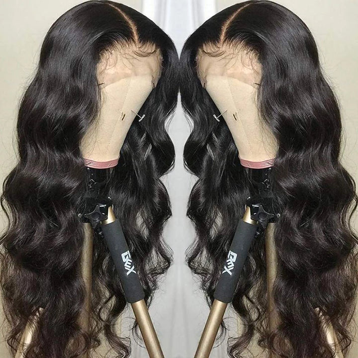 Super Sale $92.5 18" Body Wave 13X4 Lace Frontal Human Hair Wig