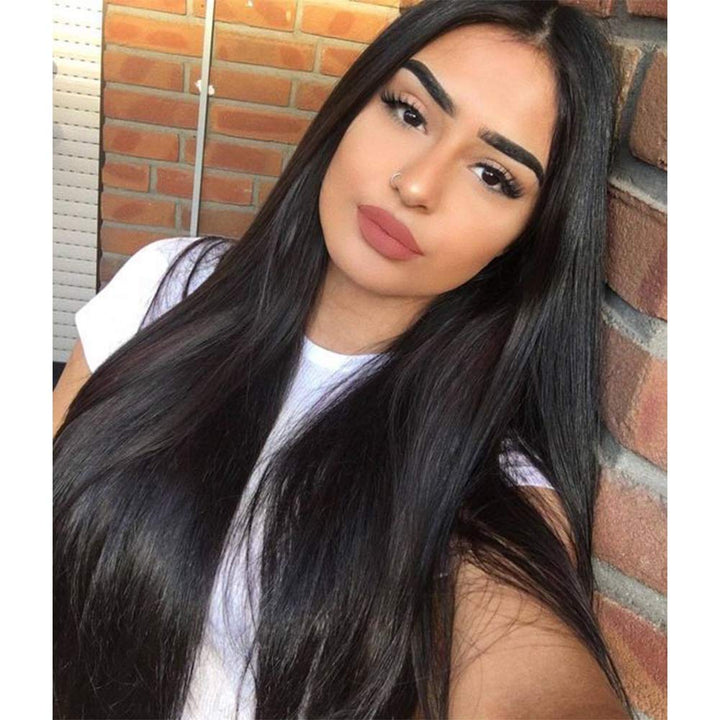 1 Bundle Of Straight Hair 10A Grade 100% Virgin Human Hair Bundle Bling Hair