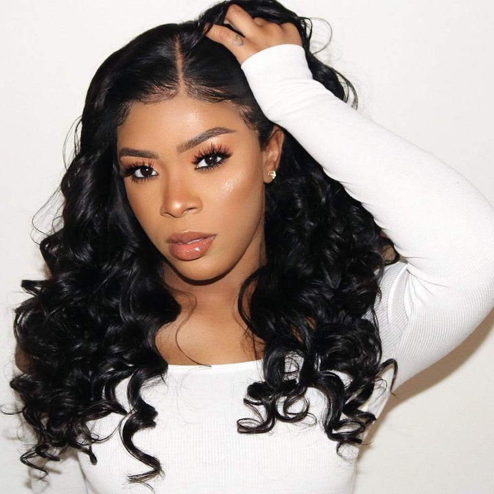 1 Bundle Of Loose Wave 10A Grade 100% Virgin Human Hair Nature Color Bling Hair