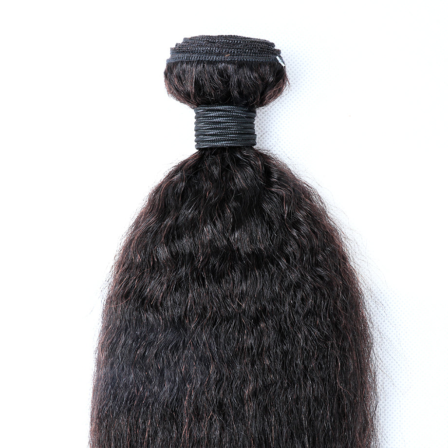 Brazilian Kinky Straight Hair 10A Grade Remy 100% Human Hair 1 Bundle Deal Bling Hair - Bling Hair