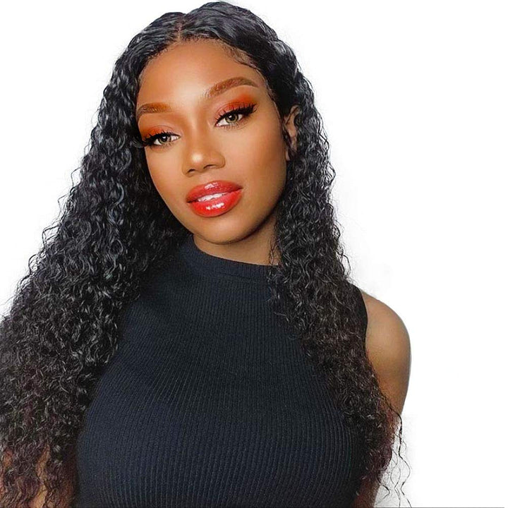10A Grade 1 Bundle Of Kinky Curly Nature Black Hair 100% Virgin Human Hair Bling Hair