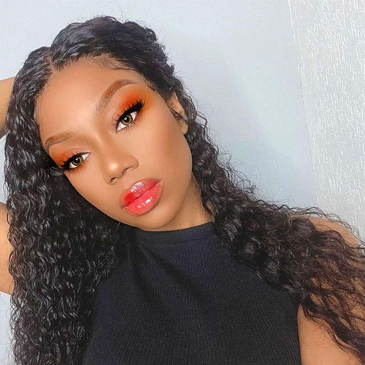 10A Grade 1 Bundle Of Kinky Curly Nature Black Hair 100% Virgin Human Hair Bling Hair