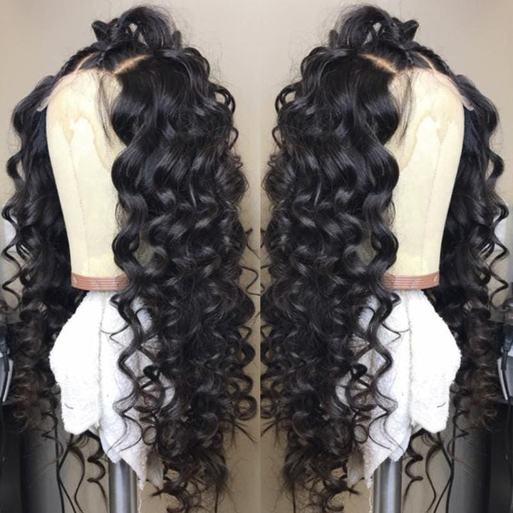 Bling Hair Loose Wave 13x4  / 4x4 Pre Plucked Lace Wigs Virgin Human Hair Wigs