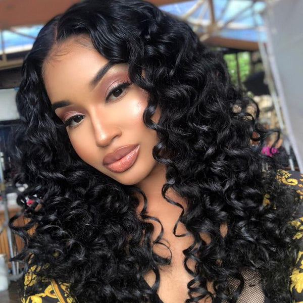 New Wand Curl 13x4 / 4x4 Pre Plucked Lace Wigs Virgin Human Hair Wigs