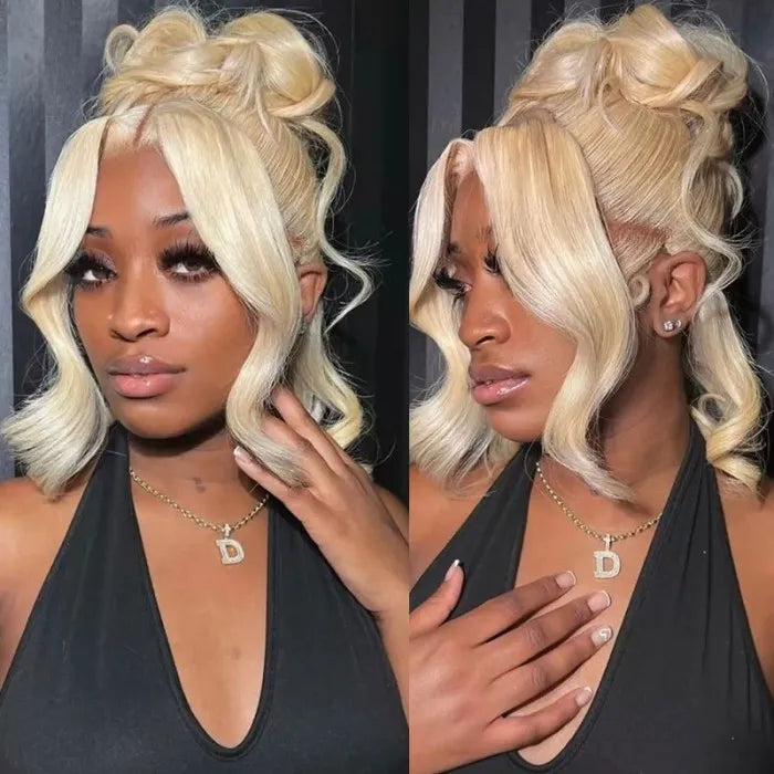 Blinghair 613 Blonde Body Wave 13x4 4x4 13x5 T Part Transparent Lace Wigs 100% Virgin Human Hair Wigs