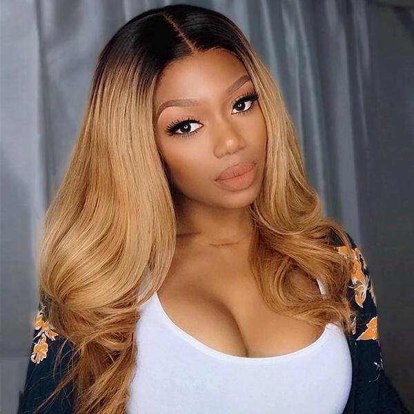 Blinghair 1B27body wave wig