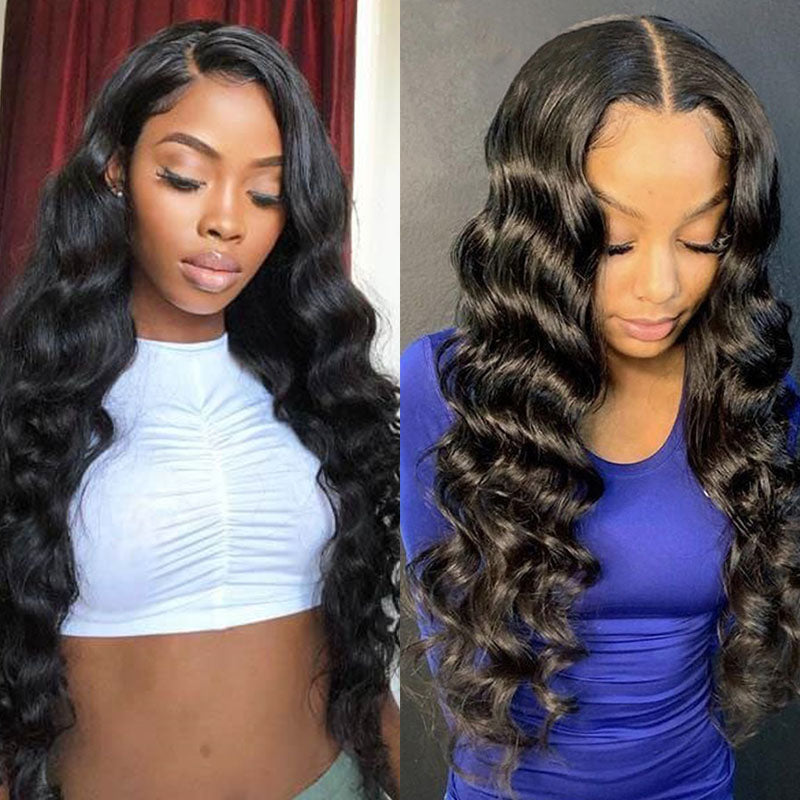 Brazilian Loose Wave 3 Bundles 100% Human Hair Weave Bundles Virgin Hair Extension Bling Hair