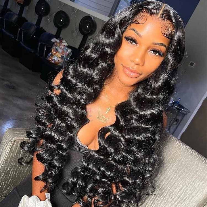 Brazilian Loose Wave 3 Bundles 100% Human Hair Weave Bundles Virgin Hair Extension Bling Hair
