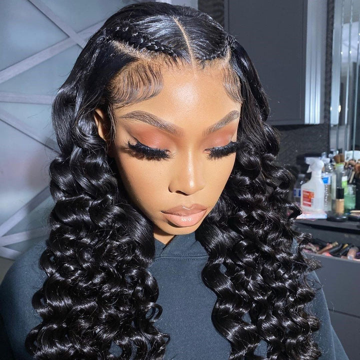 Brazilian Loose Wave 3 Bundles 100% Human Hair Weave Bundles Virgin Hair Extension Bling Hair