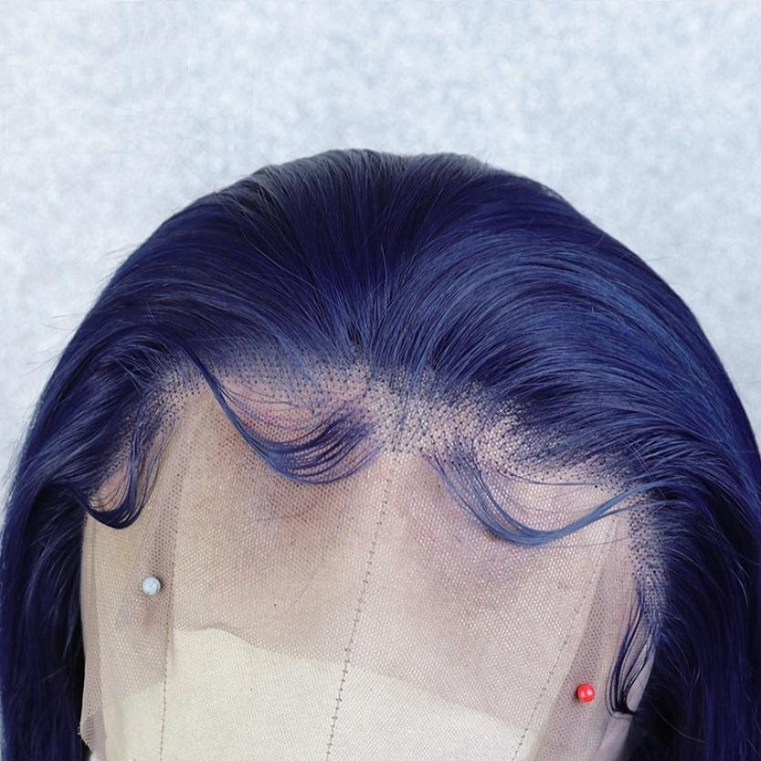 Dark Blue Color wig gorgeous color wig