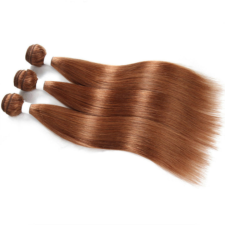 30# Color 3 Bundles Deep Wave / Water Wave 100% Human Hair Weave Brazilian Hair Extension
