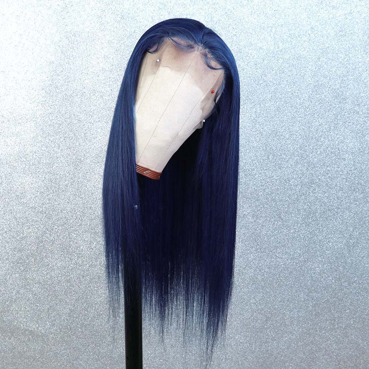 Dark Blue Color wig gorgeous wig straight wig