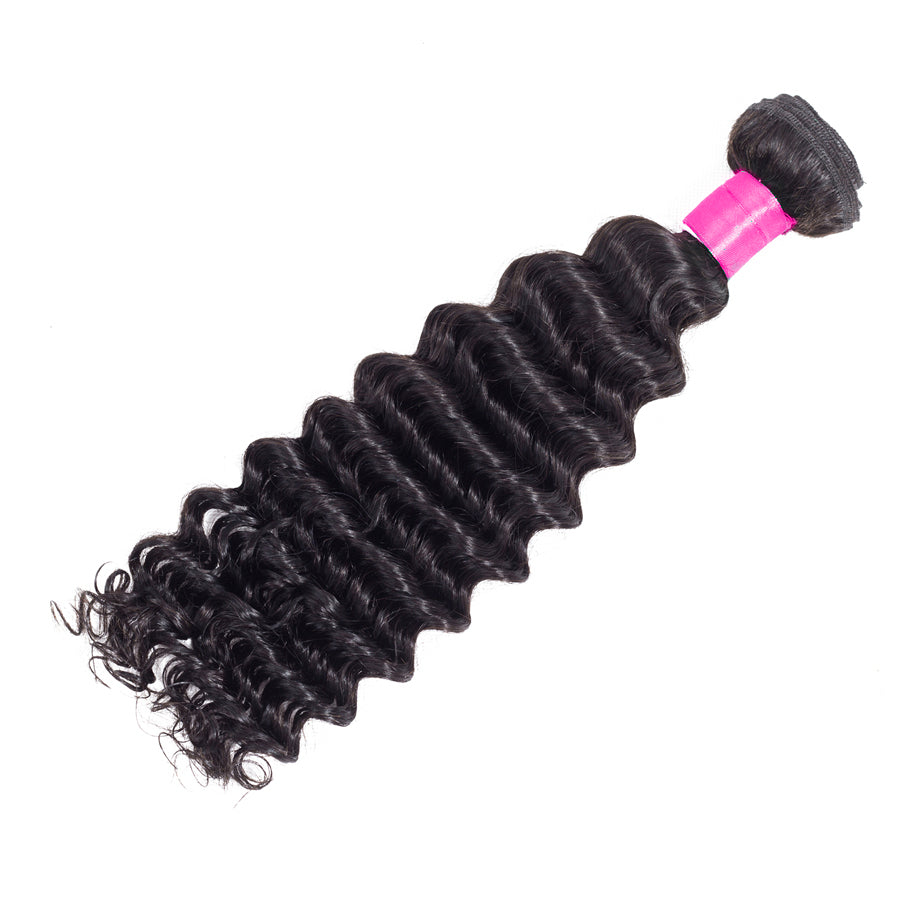 Brazilian Deep Wave 10A Grade Remy 100% Human Hair 1 Bundle Deal Bling Hair - Bling Hair