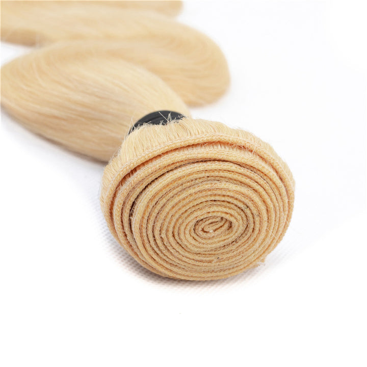 Body Wave 4 Bundles 613 Color Brazilian Hair Weave Bundles 100% Remy Human Hair Extension Bling Hair - Bling Hair