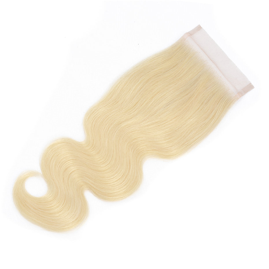 Body Wave Human Hair Closure 4*4 Lace Closure 613 blonde bling hair - Bling Hair