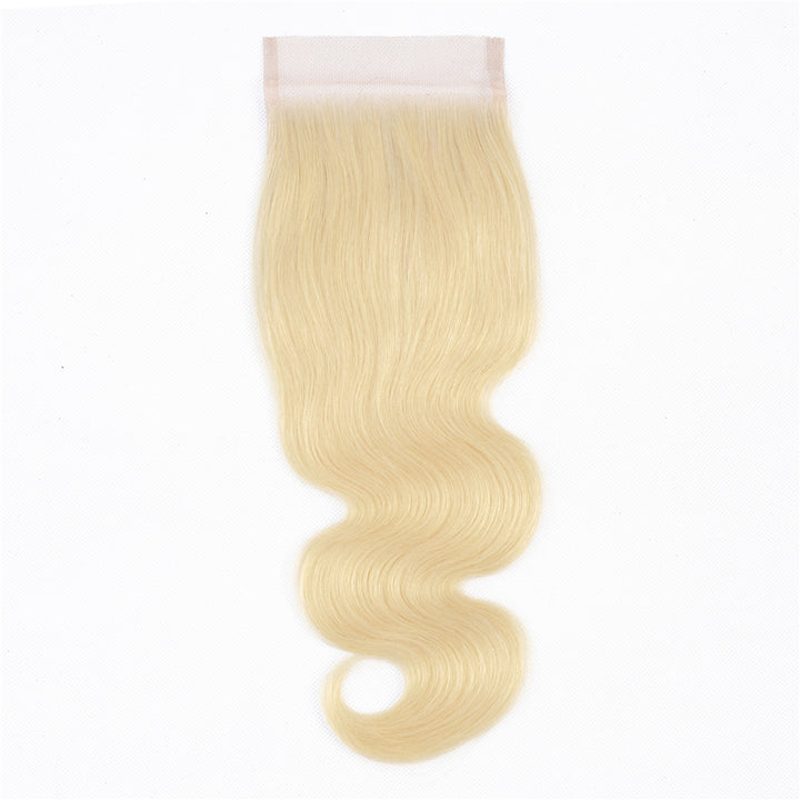 Body Wave Human Hair Closure 4*4 Lace Closure 613 blonde bling hair - Bling Hair