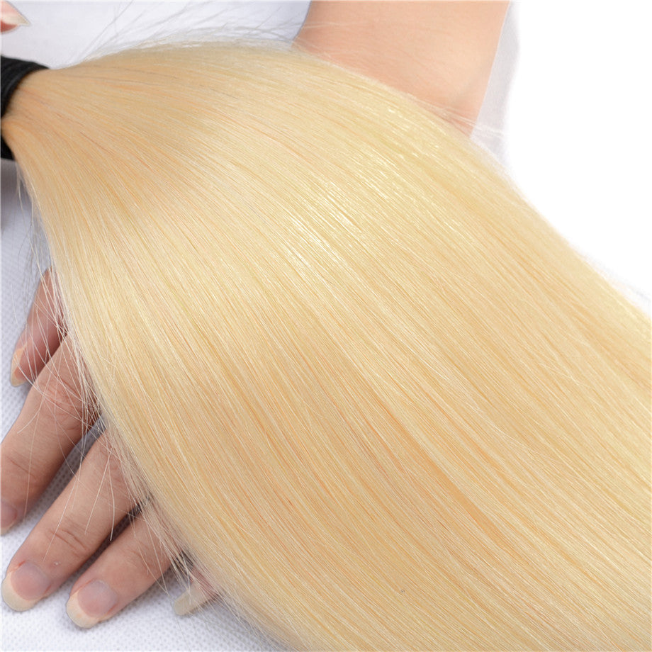 Brazilian Straight Hair 10A Grade Remy 100% Human Hair 1 Bundle Deal 613# Color Bling Hair - Bling Hair
