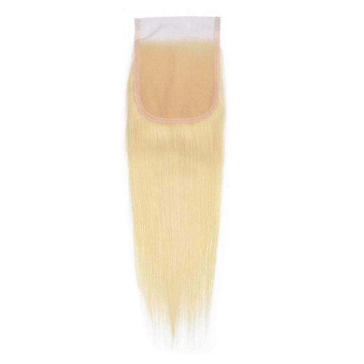 Straight Human Hair Closure 4*4 Lace Closure 613 blonde bling hair - Bling Hair