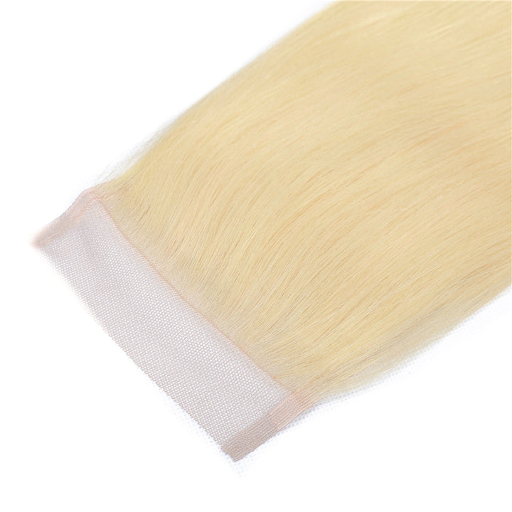 Straight Human Hair Closure 4*4 Lace Closure 613 blonde bling hair - Bling Hair