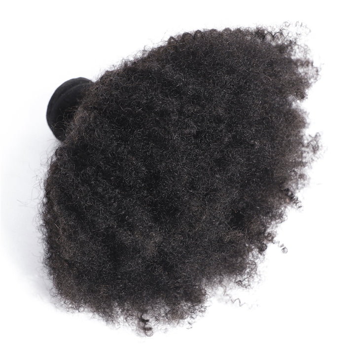 Afro Kinky Curly 4 Bundles Brazilian Hair Weave Bundles 100% Remy Human Hair Extension Bling Hair - Bling Hair