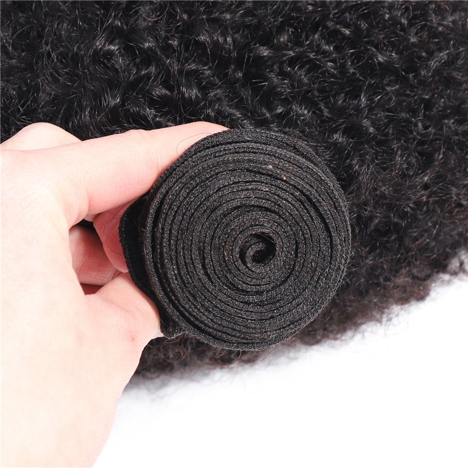 Brazilian Afro Kinky Curly 3 Bundles 100% Human Hair Weave Bundles Remy Hair Extension Bling Hair - Bling Hair
