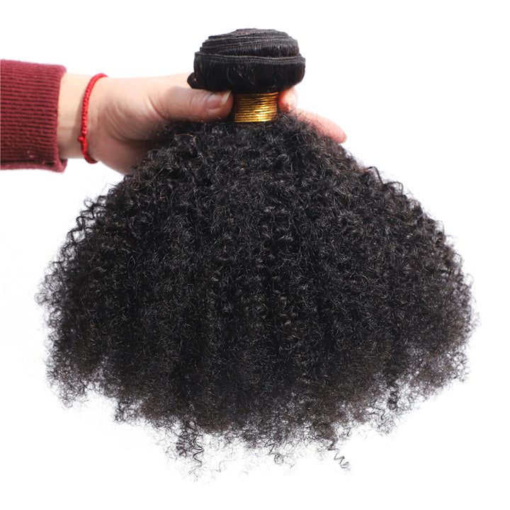 Afro Kinky Curly 4 Bundles Brazilian Hair Weave Bundles 100% Remy Human Hair Extension Bling Hair - Bling Hair