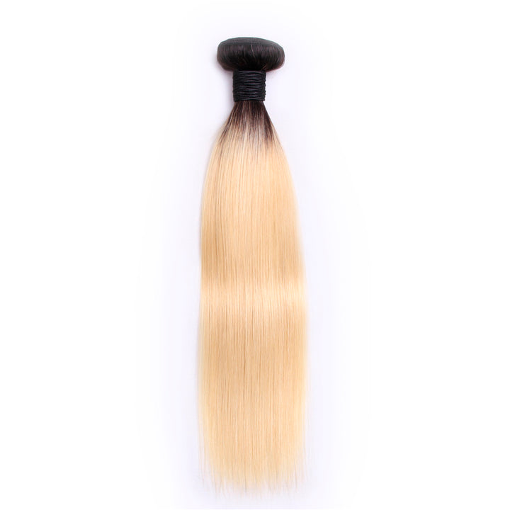 Brazilian Straight Hair 10A Grade Remy 100% Human Hair 1 Bundle Deal 1B/613# Color Bling Hair - Bling Hair