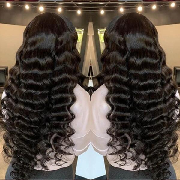 loose deep wig