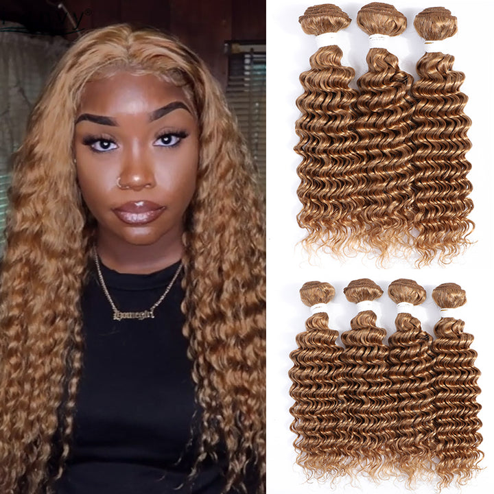 27# Color 3 Bundles 100% Virgin Hair Weave Brazilian Hair Extension Bling Hair