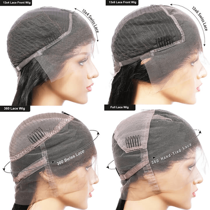 Short Curly 360 Lace Frontal Bob Wig High Quality With Pre-plucked Natural Hairline