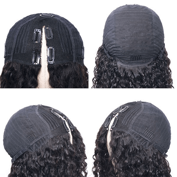 Body Wave V Part Wigs Virgin Hair Wigs Meets Real Scalp No Leave Out No Glue Blinghair